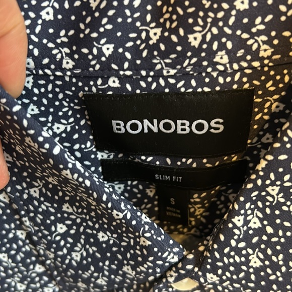 Bonobos Slim Fit size Small floral button down - Picture 2 of 2